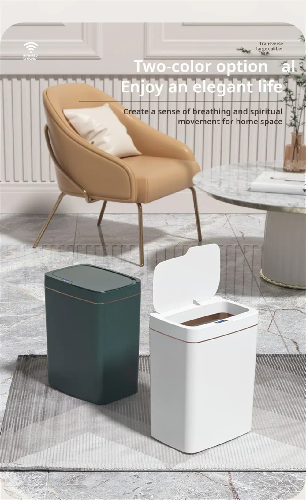15L Smart Sensor Trash Can
