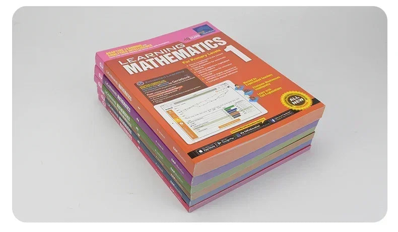 Learn Math Books Grades 1-6