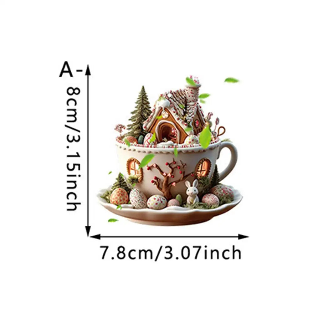 Christmas Coffee Cup Ornaments