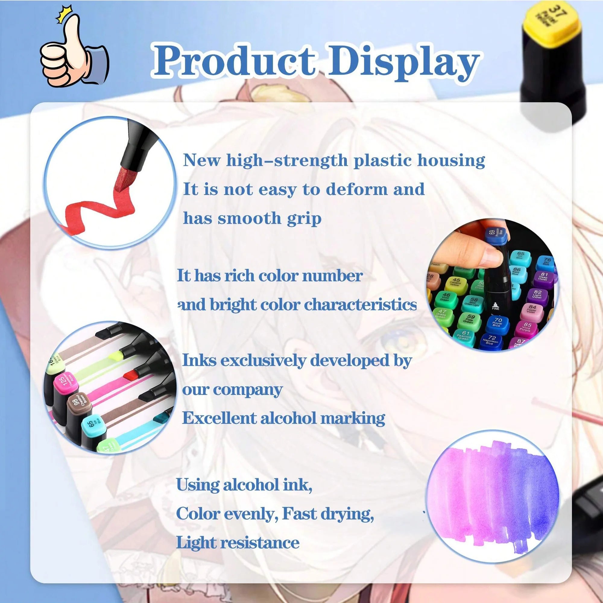 Alcohol Drawing Marker Set