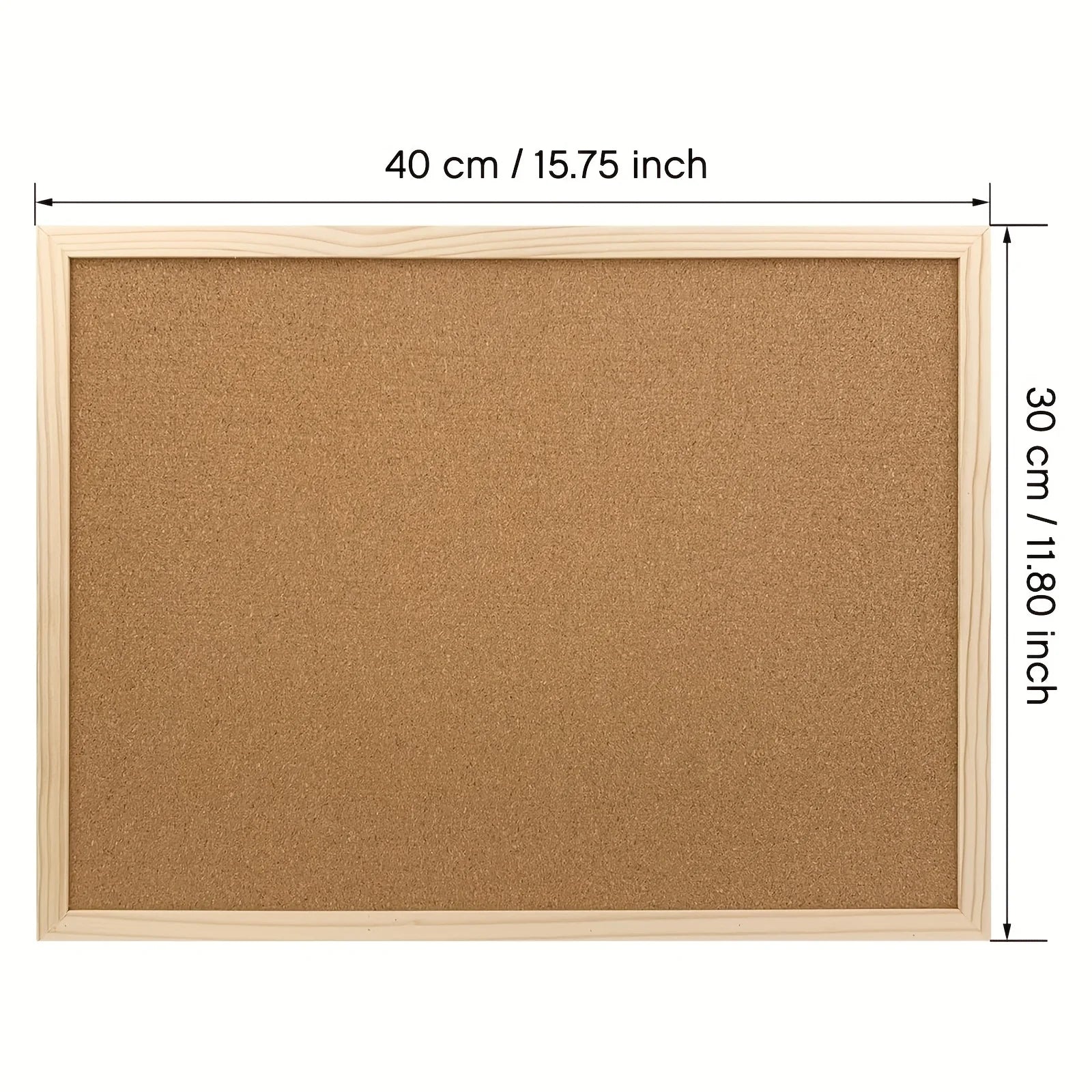 Pine Wood Framed Cork board