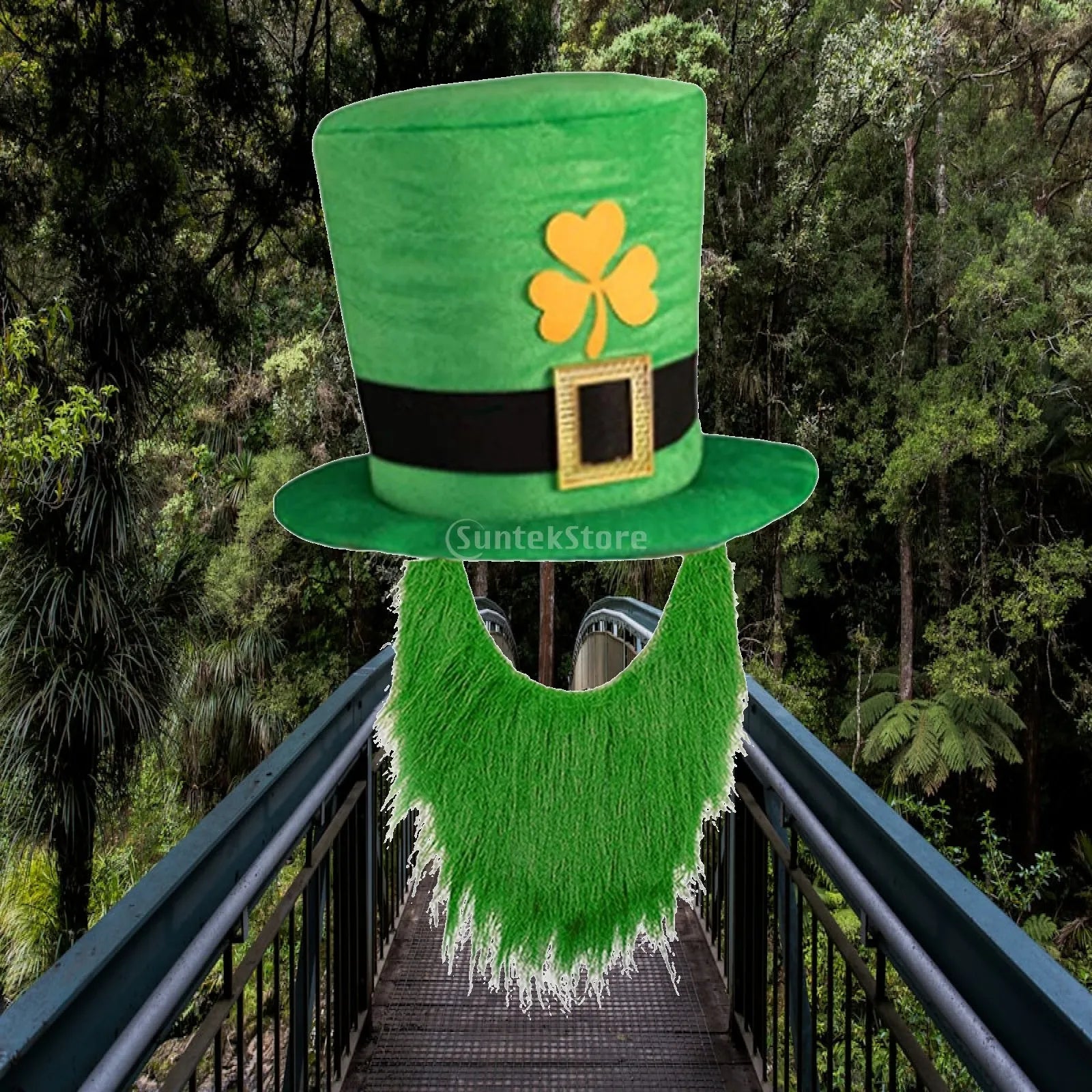 St. Patrick's Day Leprechaun Hat with Beard