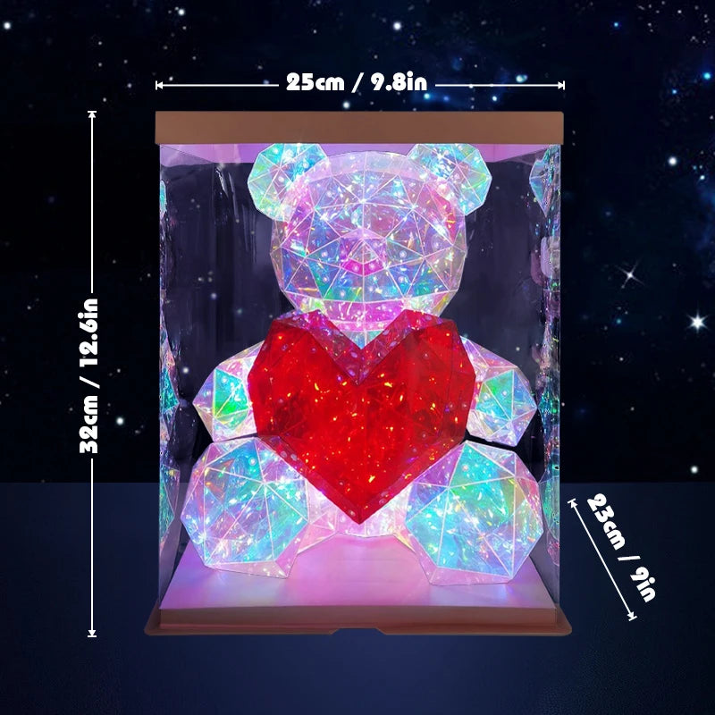 Colorful LED Glowing Bear Lamp