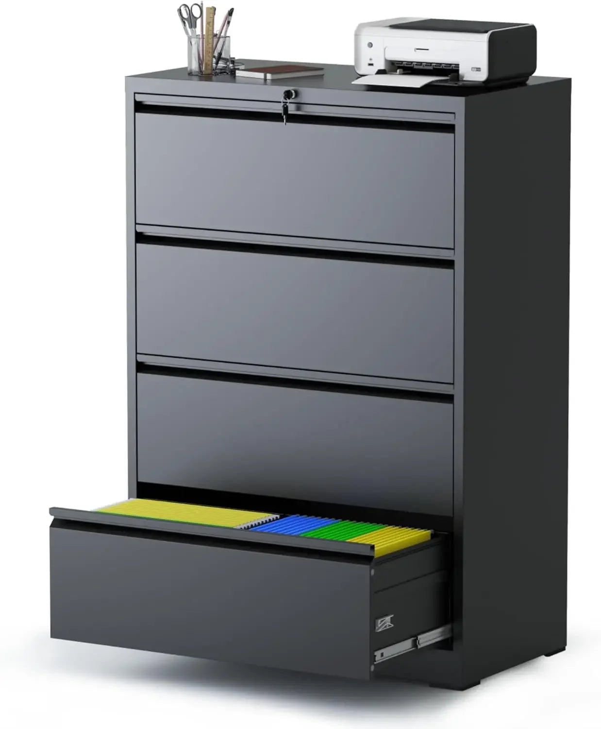File Cabinet Lockable Lateral Storage