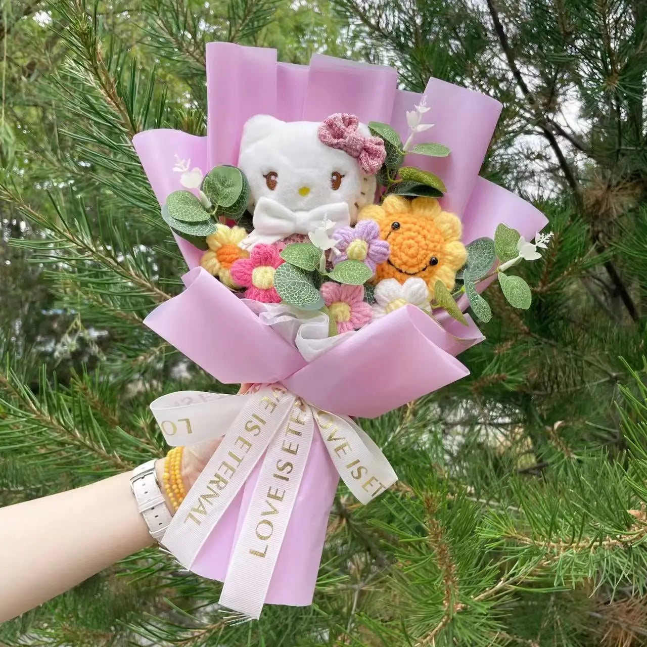 Cartoon Plush Flower Bouquet Gift