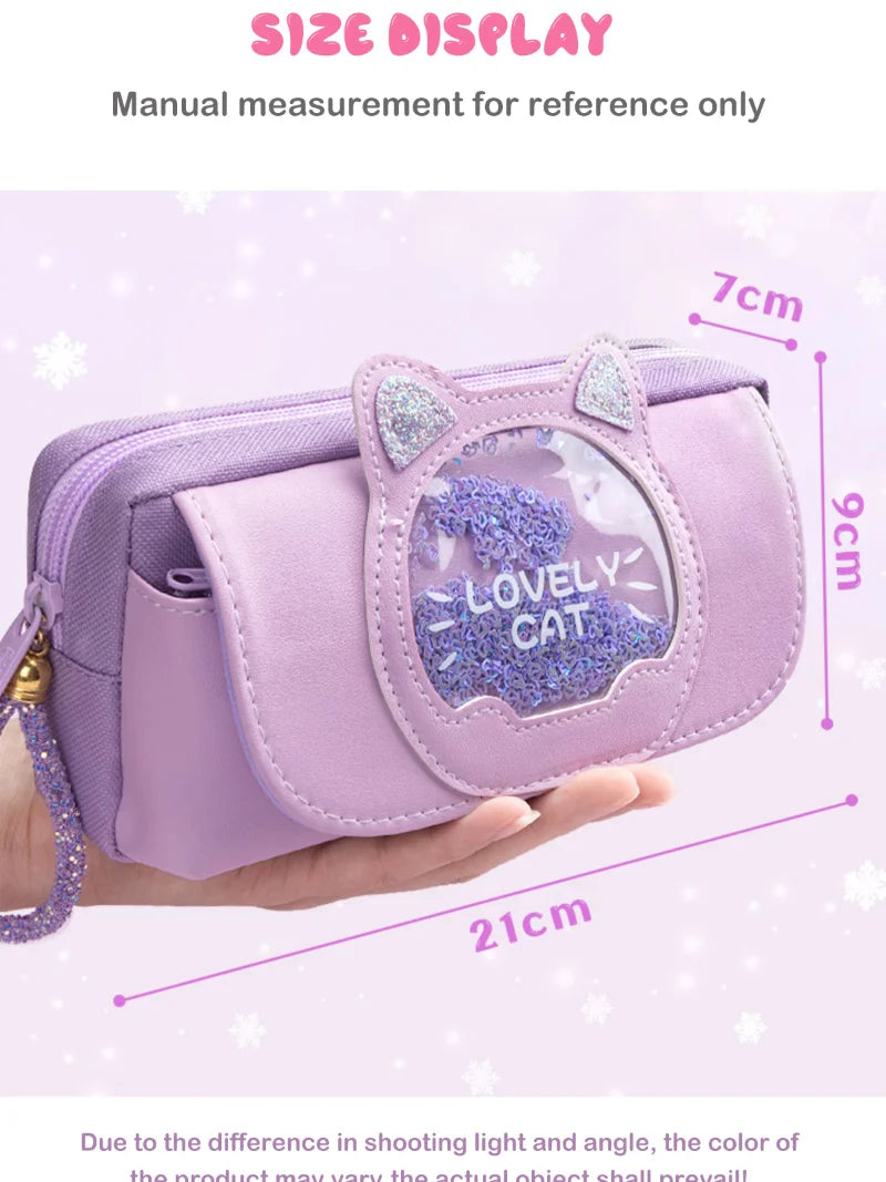 Kawaii Quicksand Pencil Case