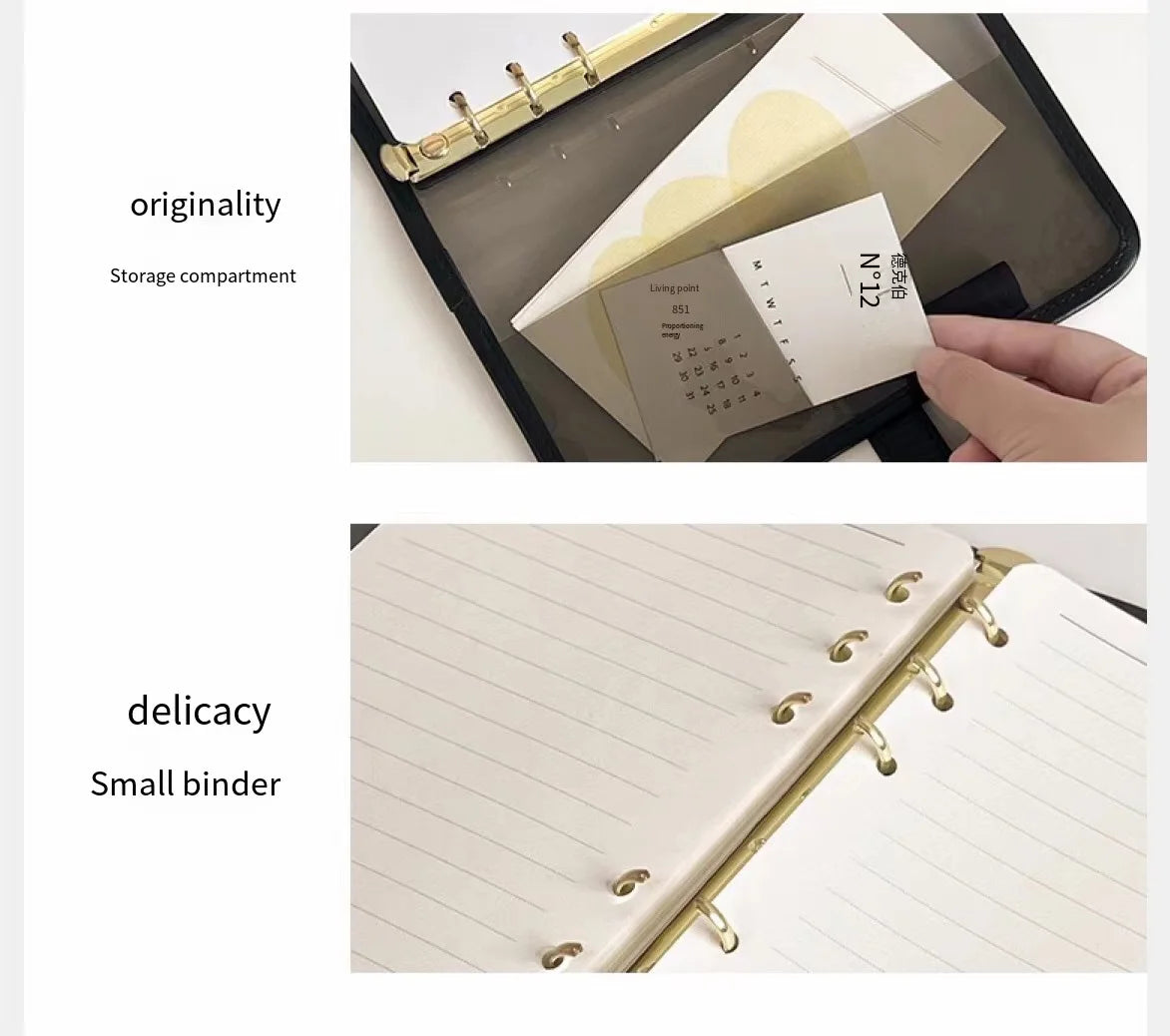 A5 A6 Soft Cover Binder Journal