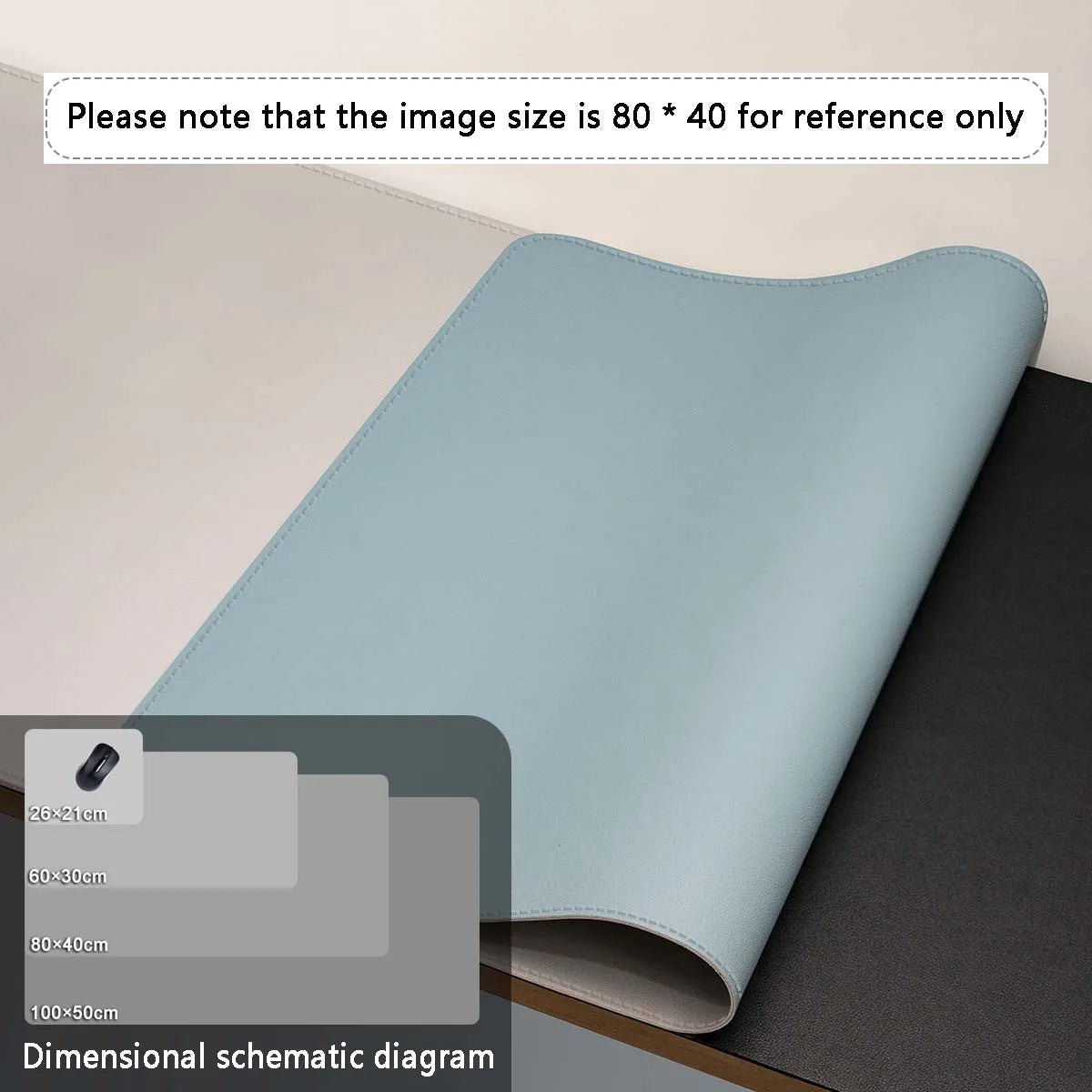 Large PU Leather Desk Mat