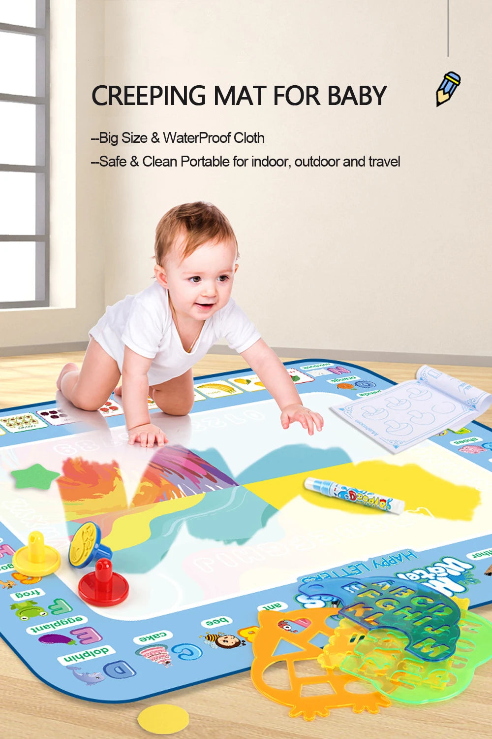 Magic Water Drawing Doodle Mat: