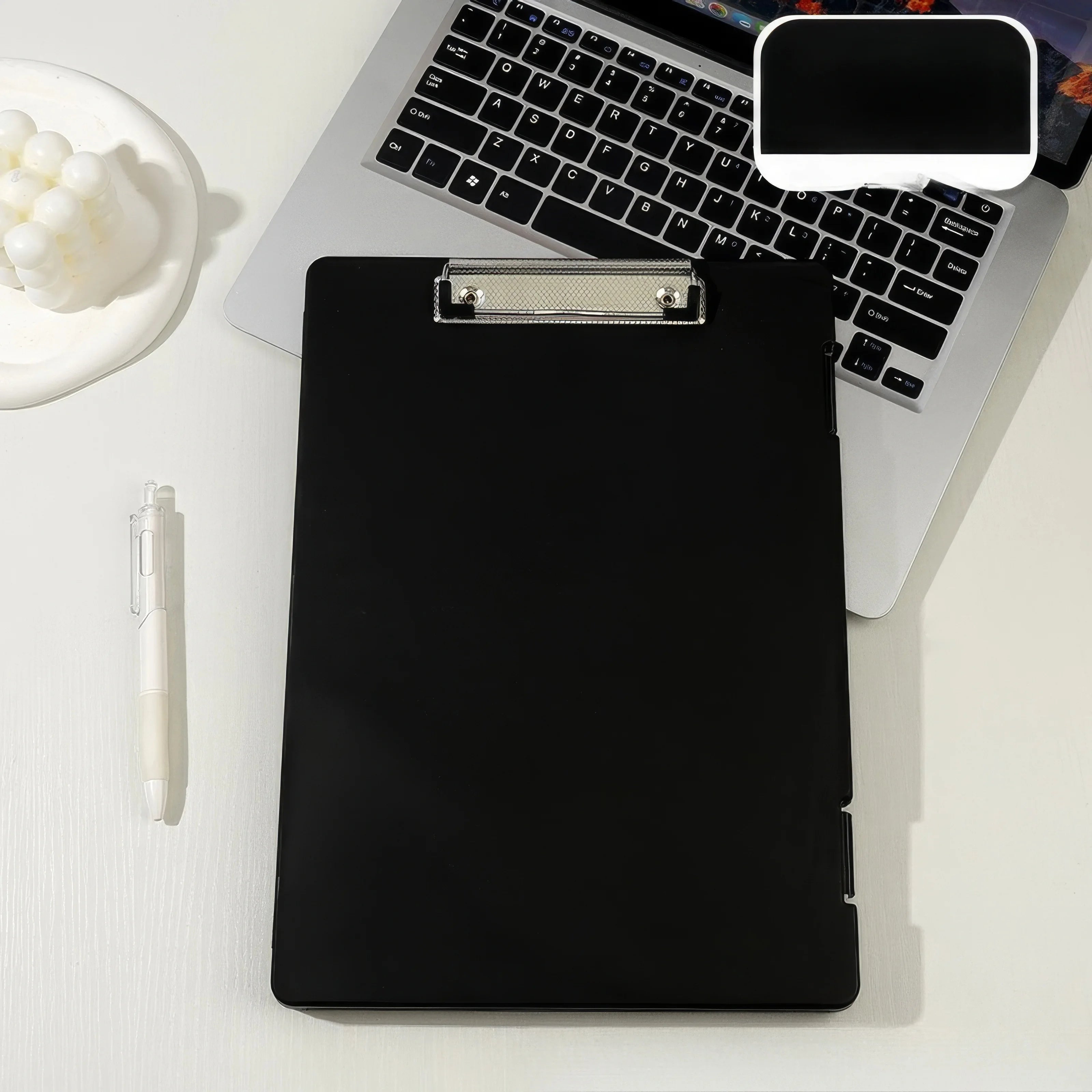 Black File Organizer Box