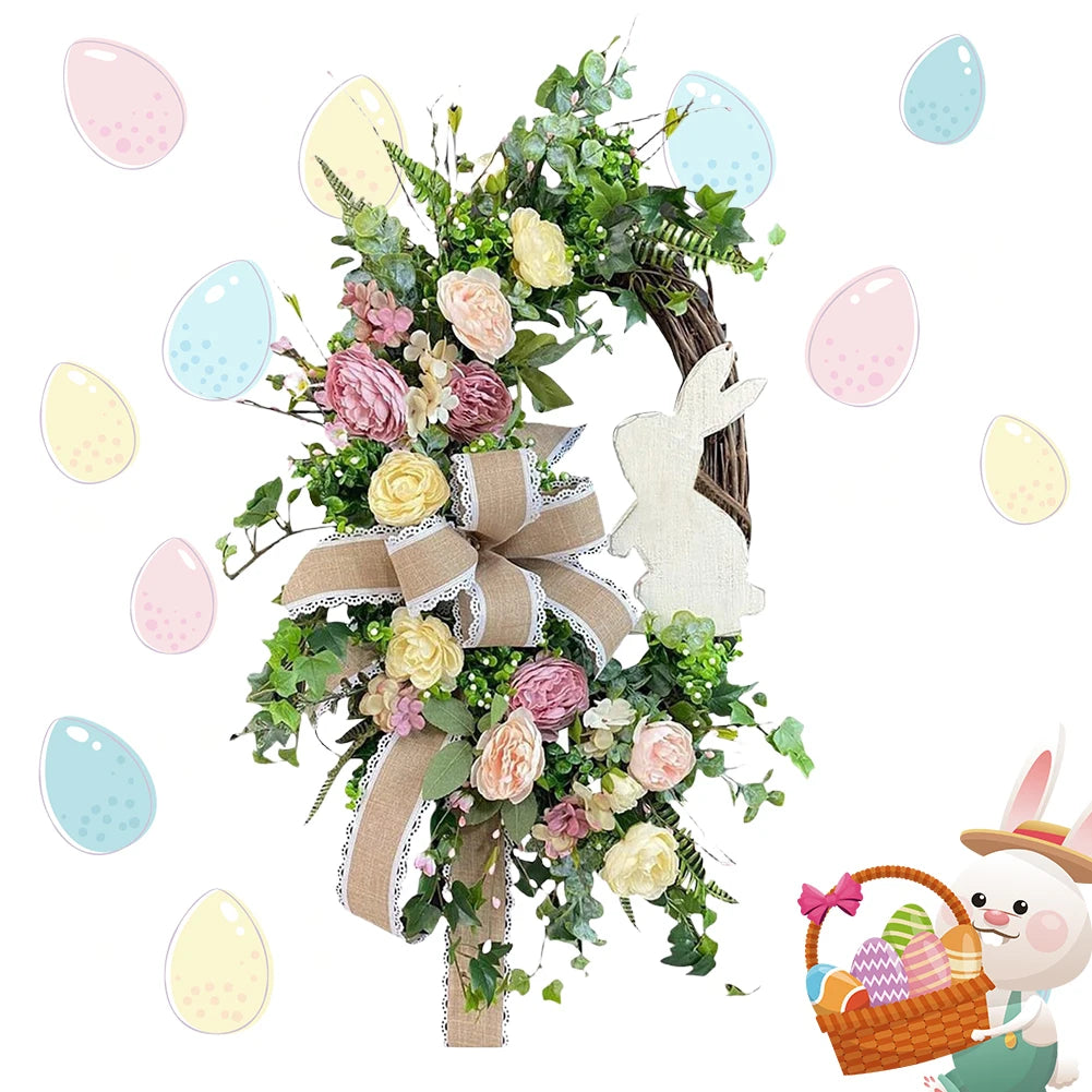 Easter Bunny Spring Wreath
