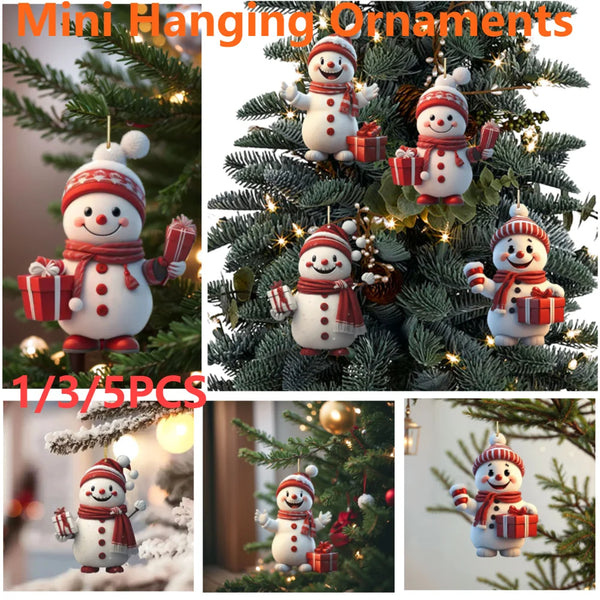 Acrylic Christmas Cartoon Pendants