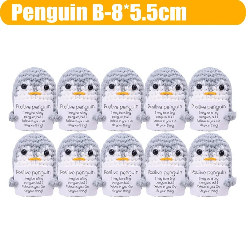 Funny Crochet Positive Energy Doll Set