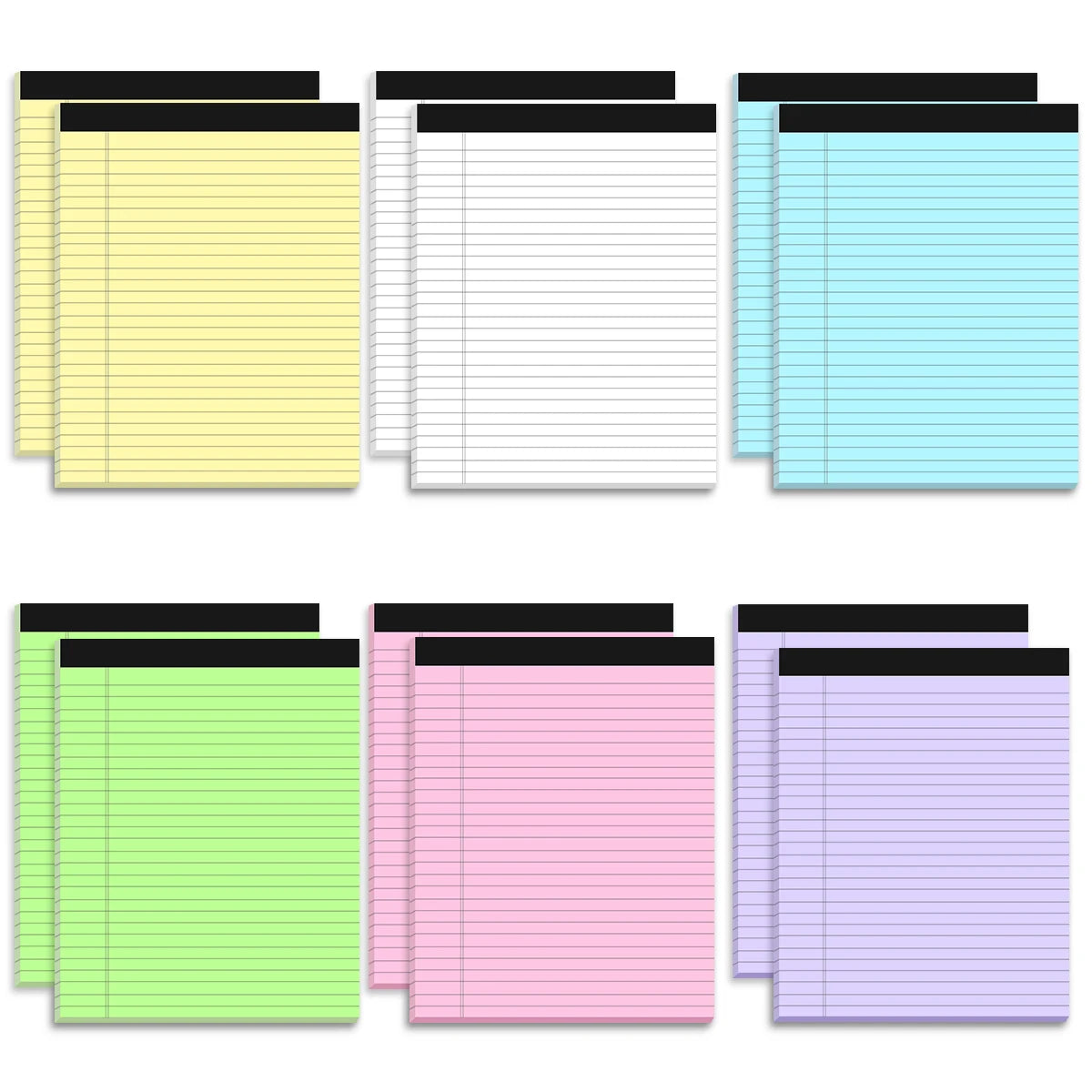 Legal Pads 8.5x11 Wide Ruled – 40 Sheets