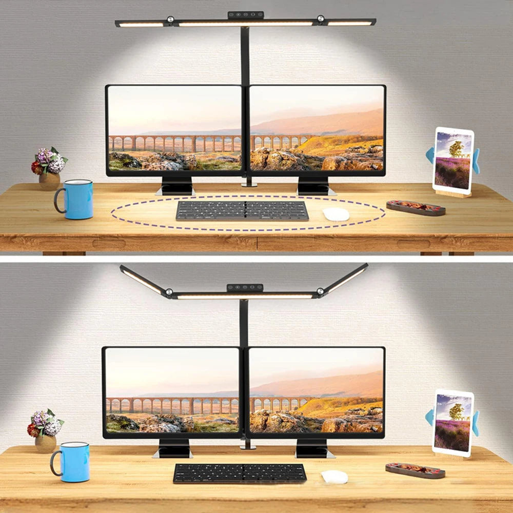 24W Ultra Bright LED Desk Lamp with Clamp