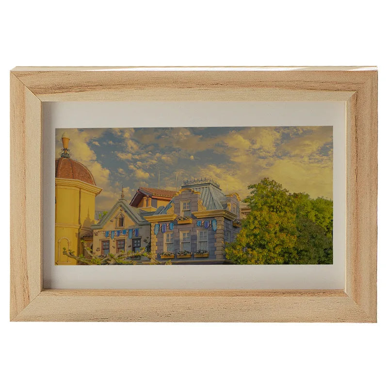 Wooden Photo Frame Wall Hanging Table Stand