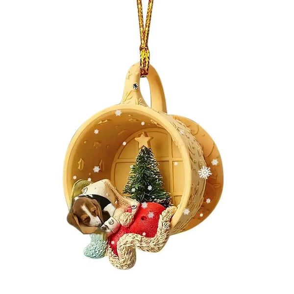 Christmas Dog Ornament