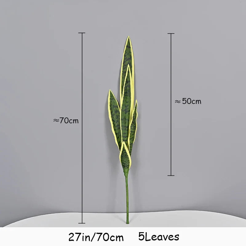 35" Artificial Tropical Snake Plant