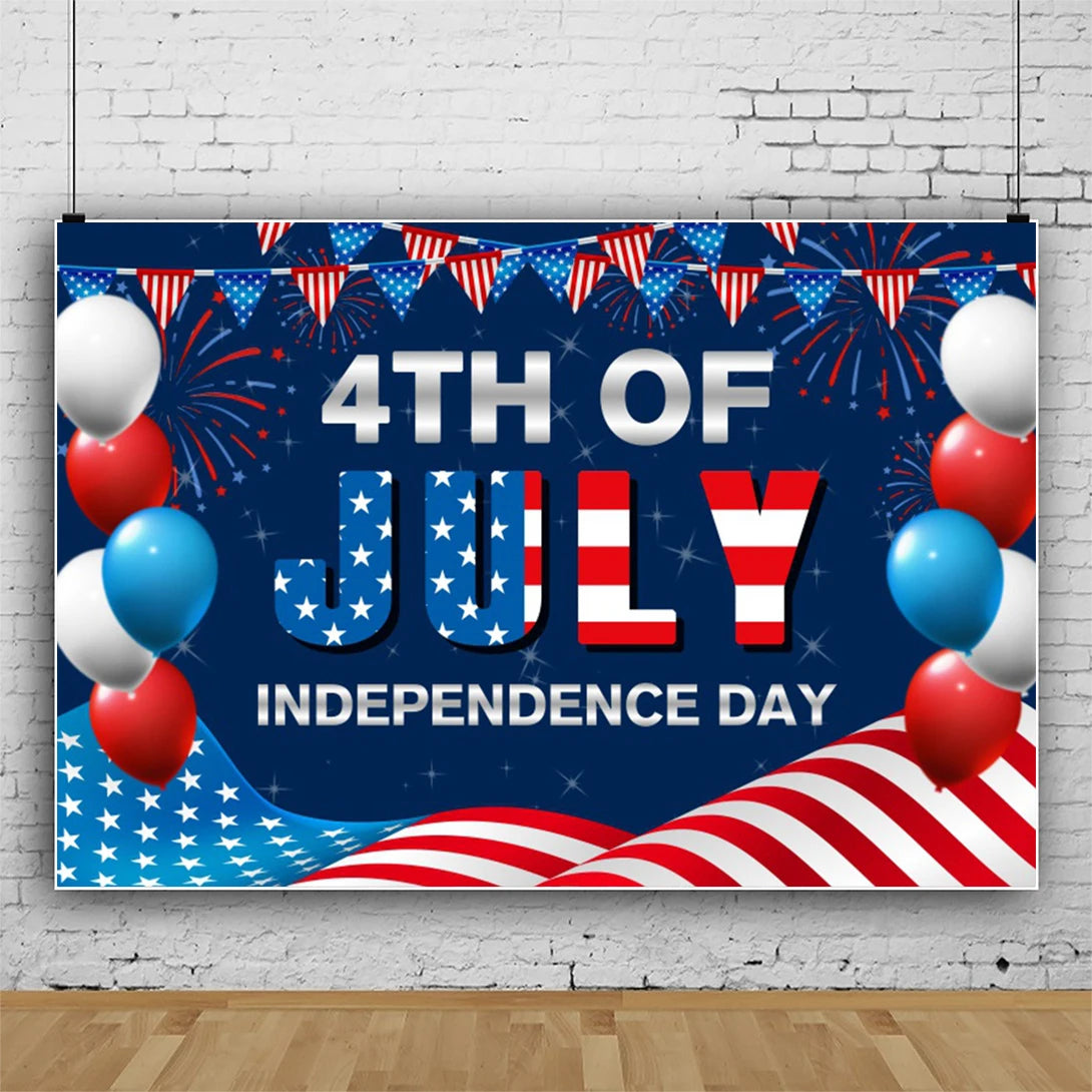 4th of July Party Banner