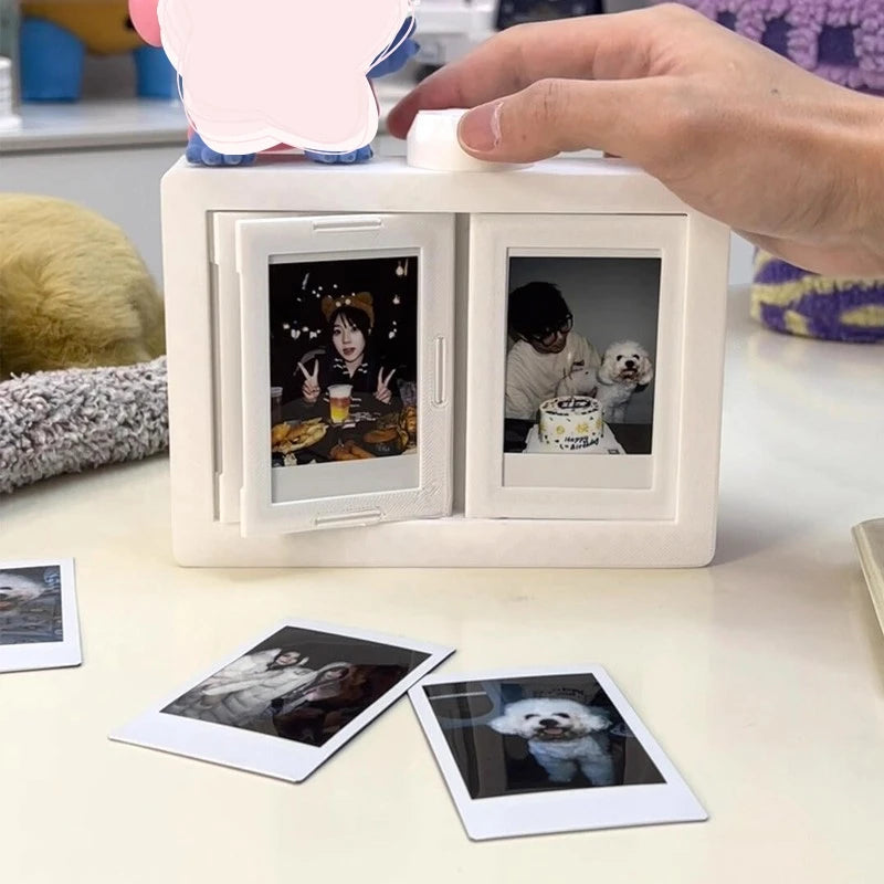 Rotatable K-Pop Photocard Display Frame