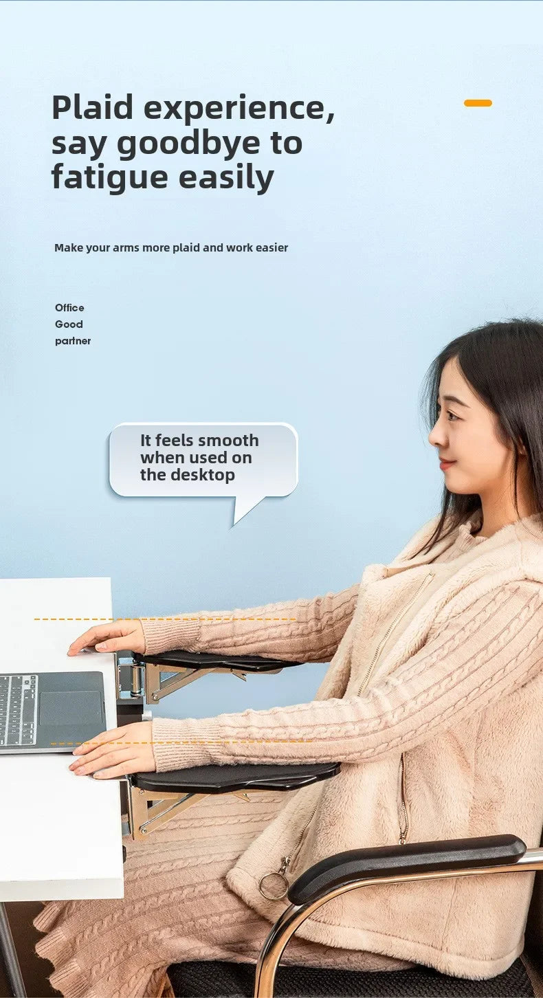 Foldable Ergonomic Computer Arm Rest Pad