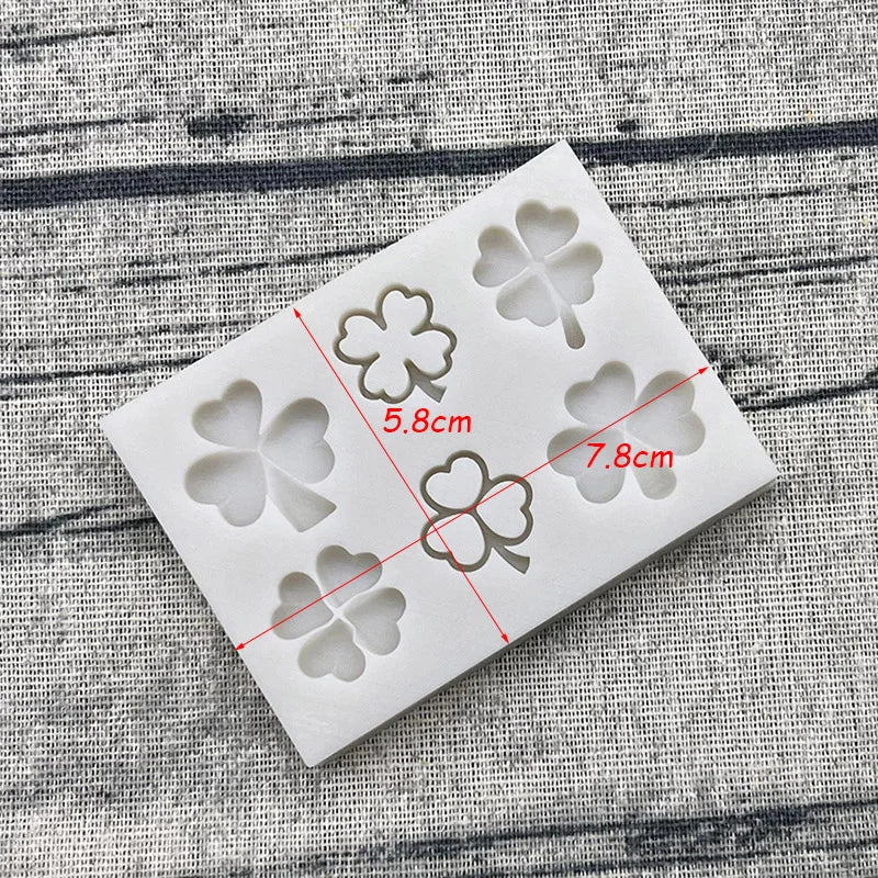 St. Patrick's Day Clover & Horseshoe Silicone Mold