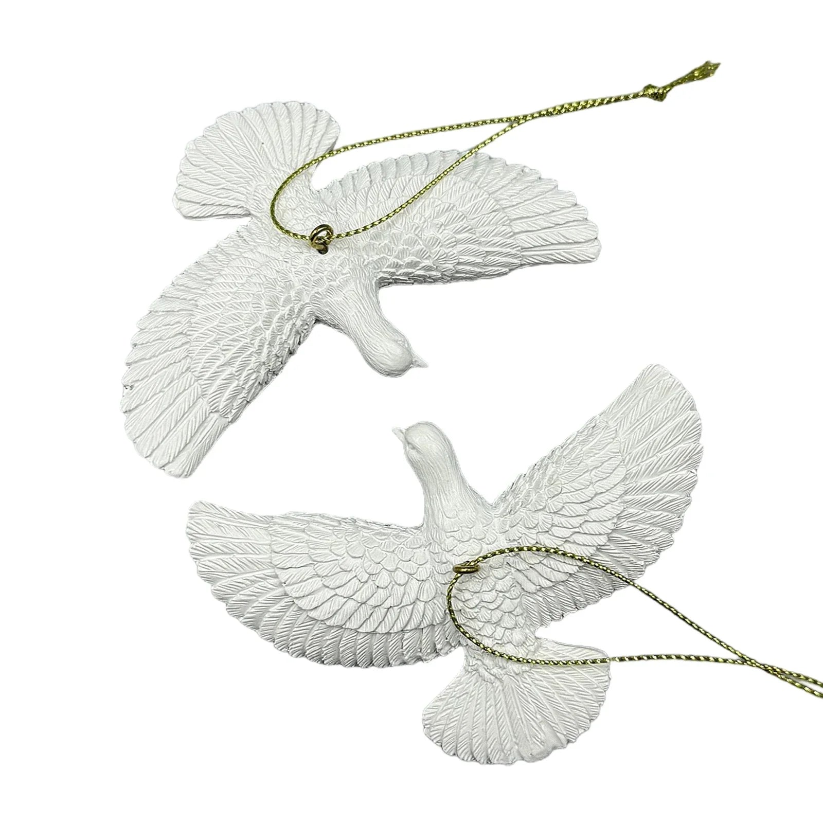 Friendship Doves Resin Christmas Ornament