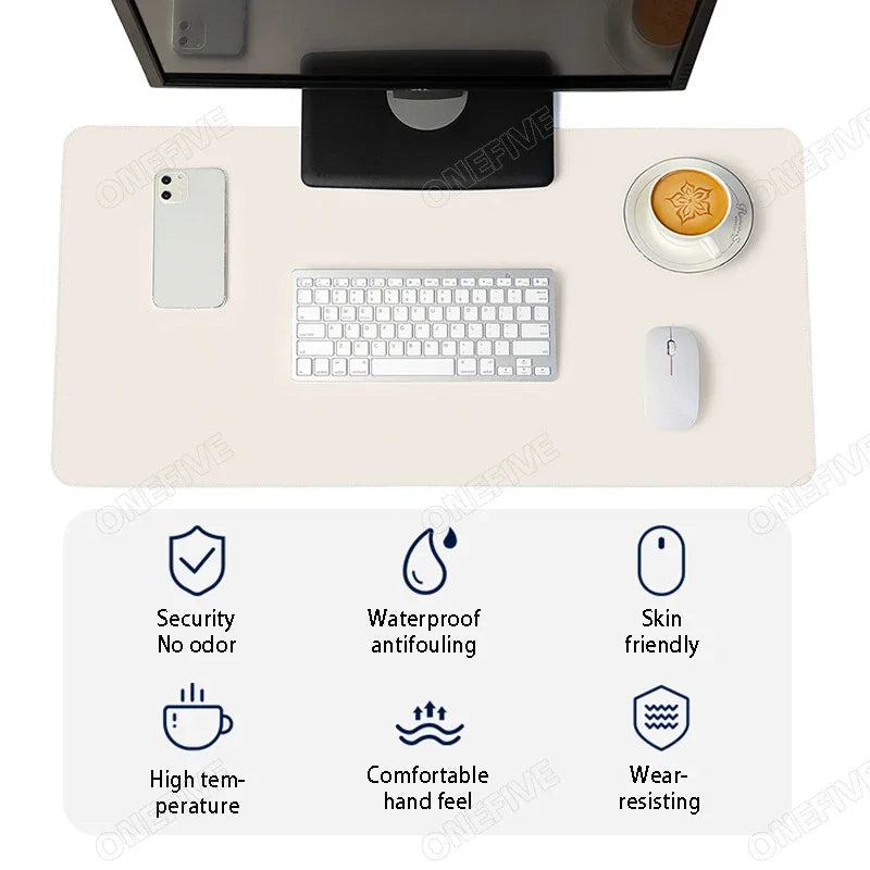 Large PU Leather Desk Mat
