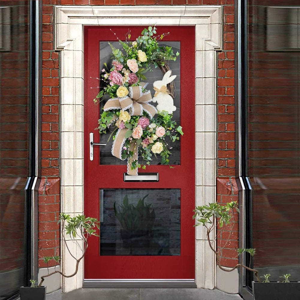 Easter Bunny Spring Wreath