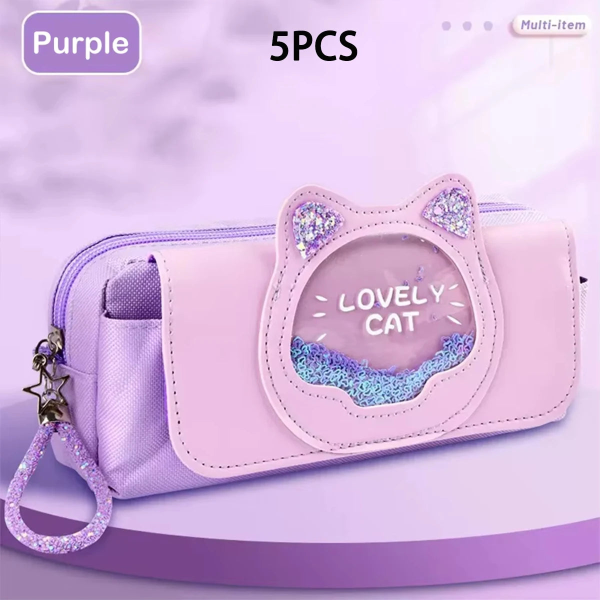 Kawaii Quicksand Pencil Case