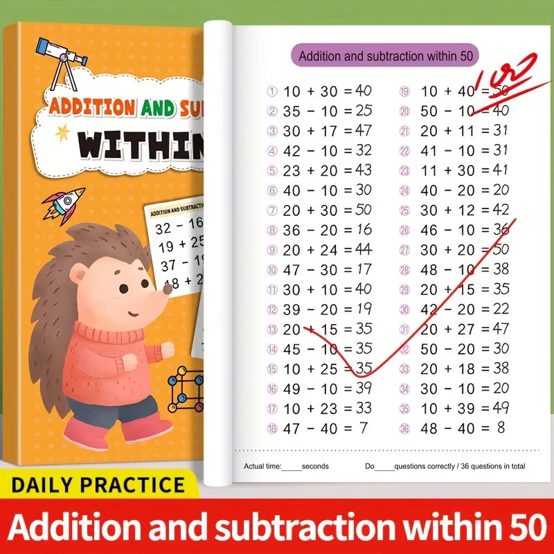 Addition & Subtraction Workbook