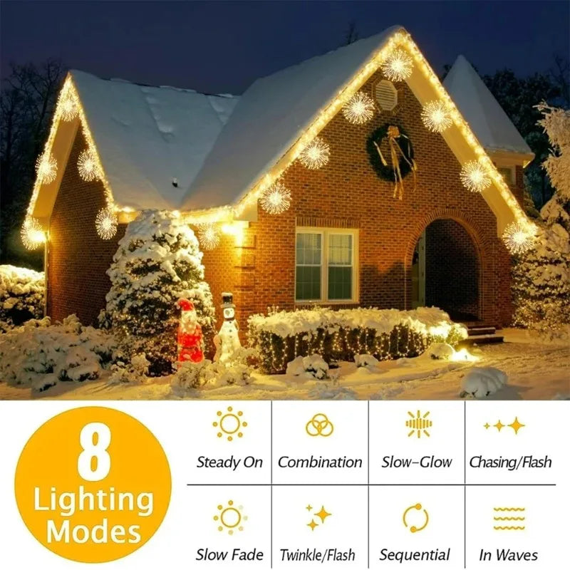 Solar Firework LED Fairy Lights