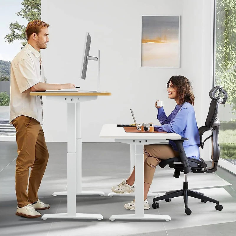 EleElectric Height Adjustable Sit-Stand Deskctric Height Adjustable Desk – Sit-Stand Computer Table for Home Office
