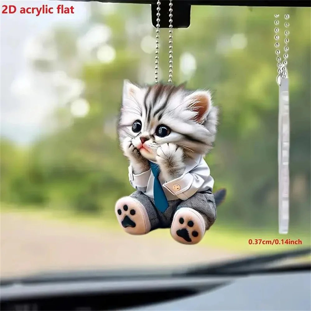 Acrylic Dog & Cat Ornament