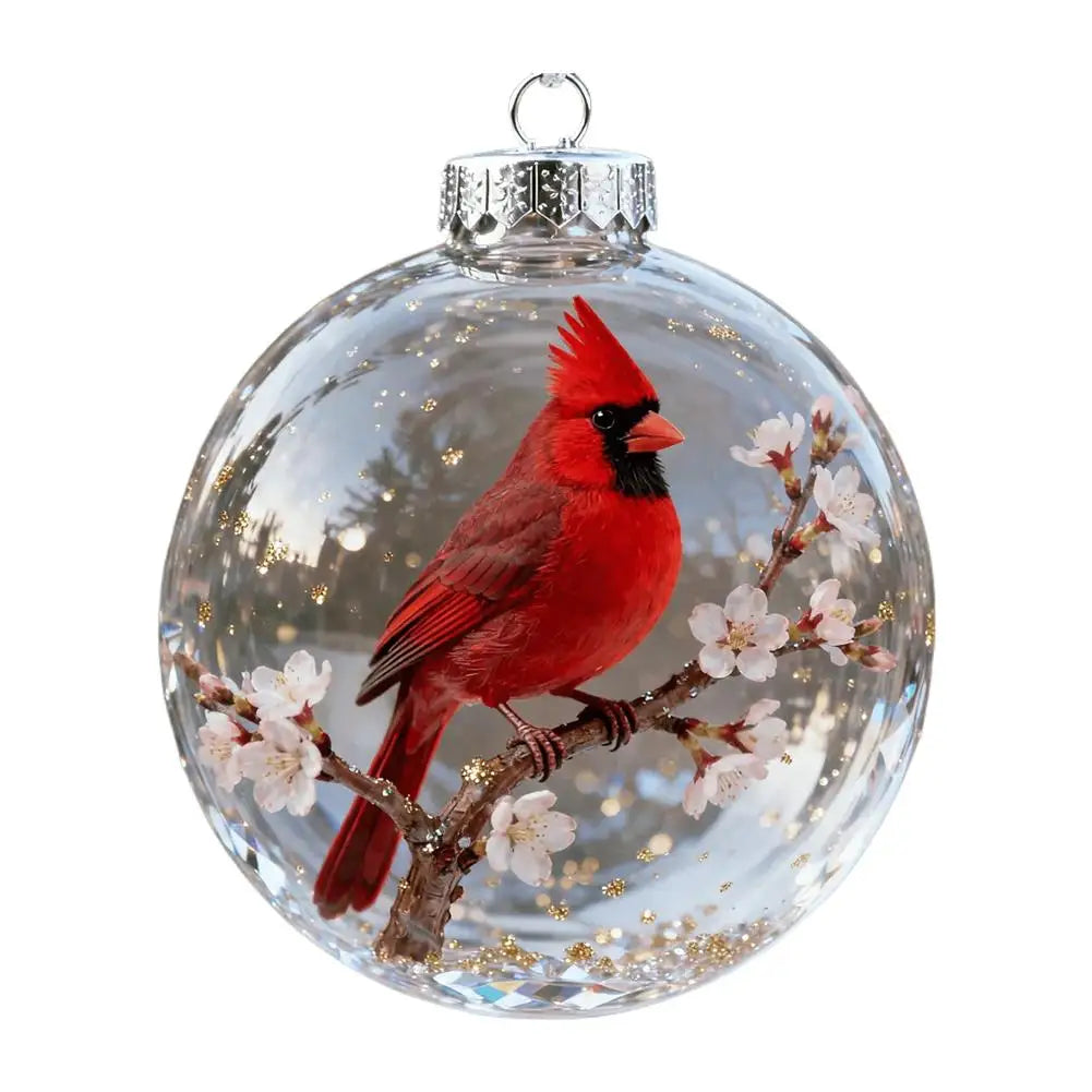 Christmas Clear Glass Ball Ornaments