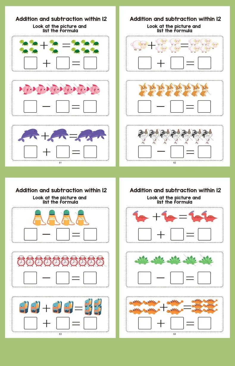 Preschool Logical Thinking Math Workbook