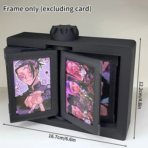 Rotatable K-Pop Photocard Display Frame