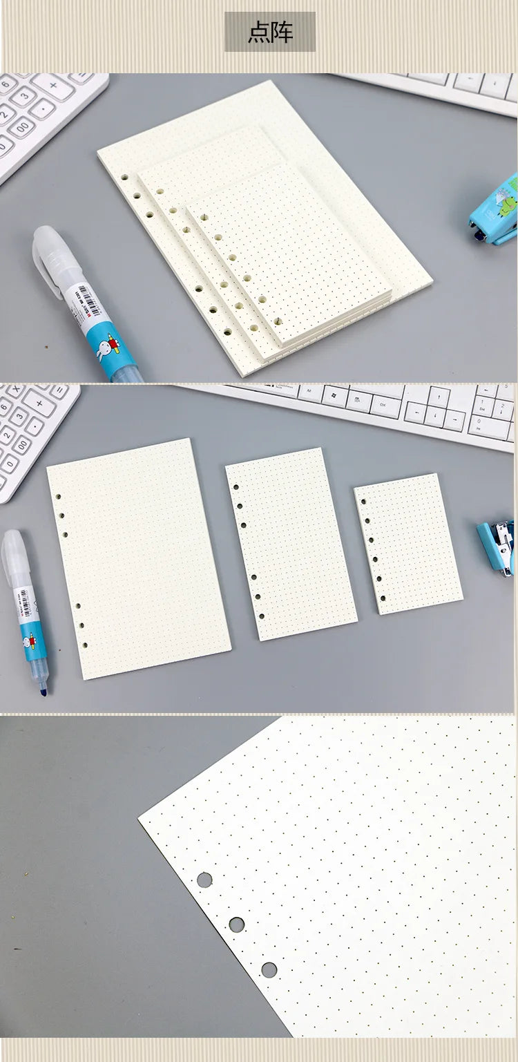 Loose Leaf Notebook Refill Paper Set
