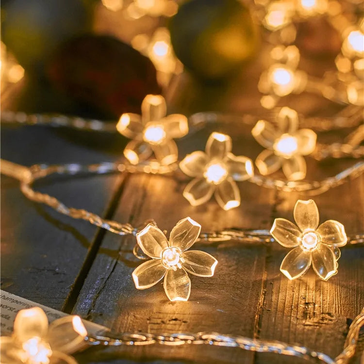 Cherry Blossom Garland Fairy Lights
