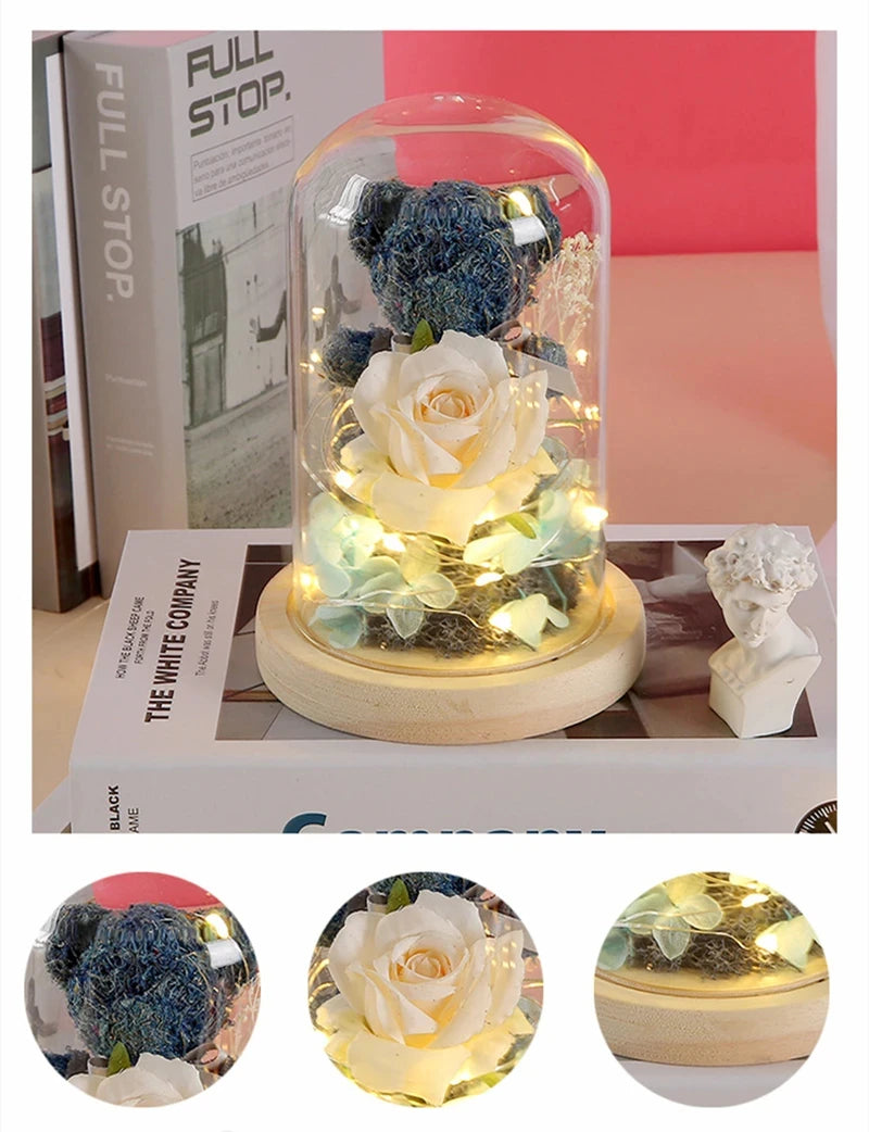 Eternal Rose LED Light Flower Gift