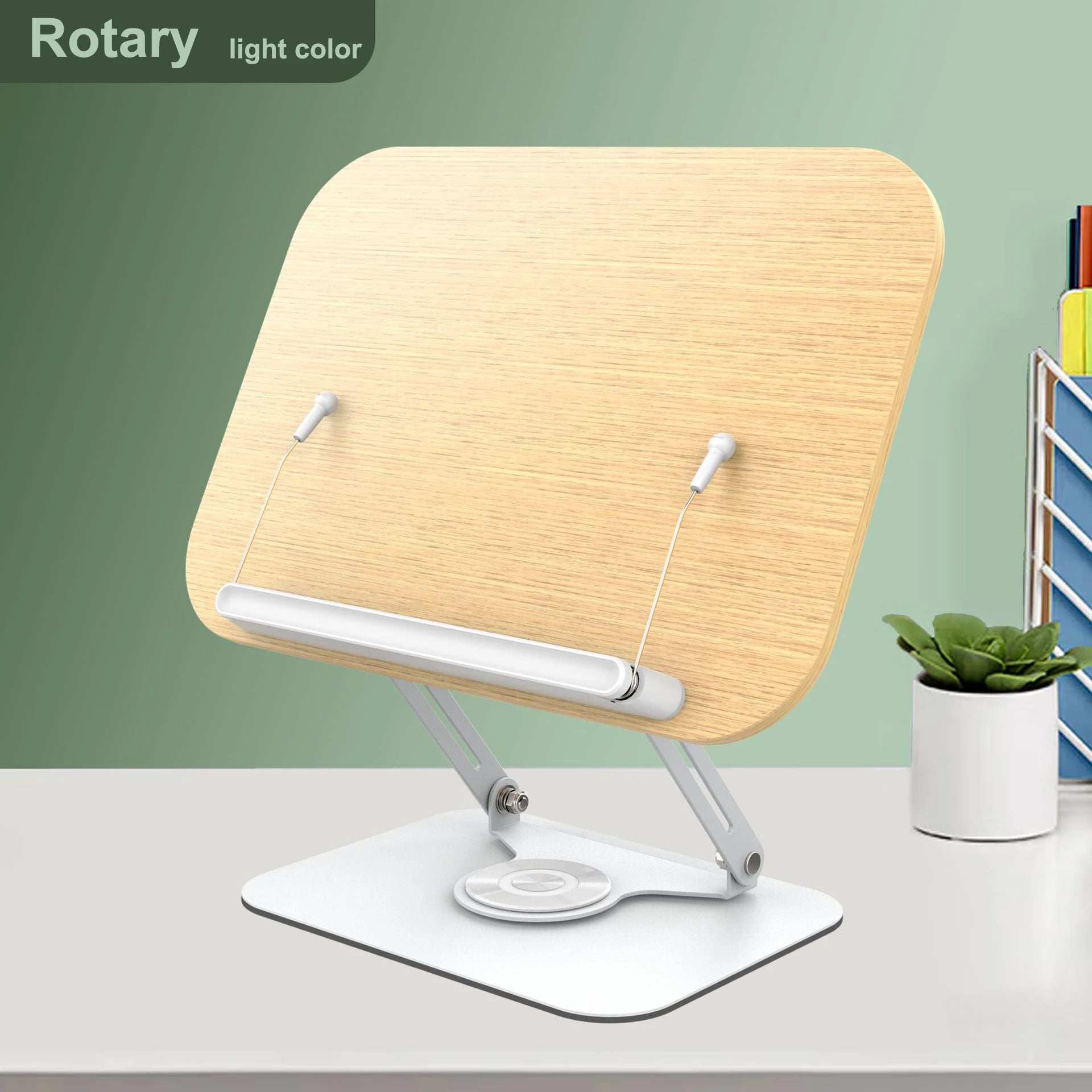 Adjustable 360° Swivel Book Stand