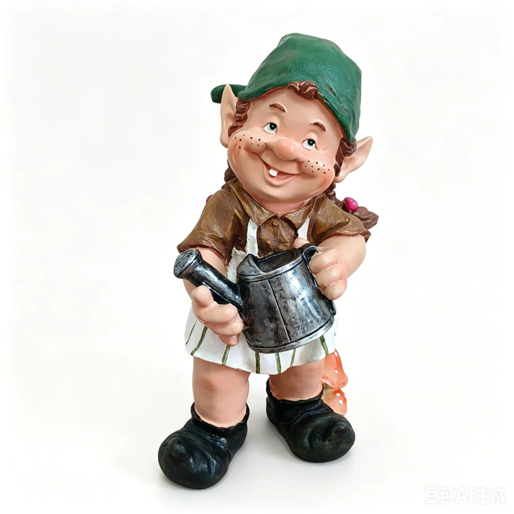 Whispering Garden Gnome Statue