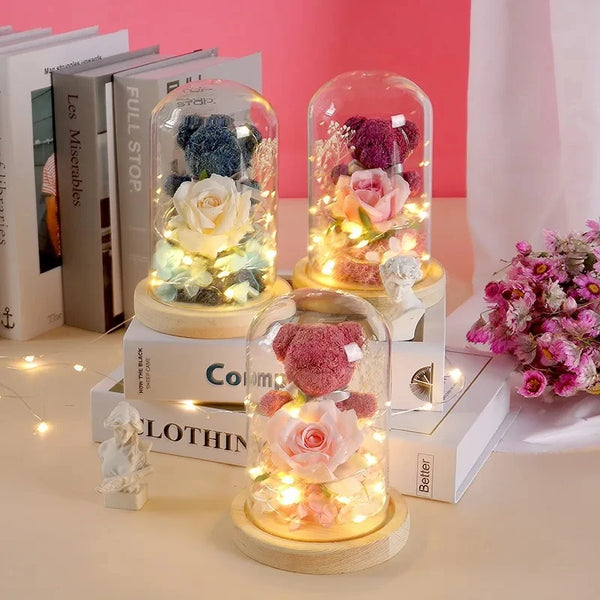 Eternal Rose LED Light Flower Gift