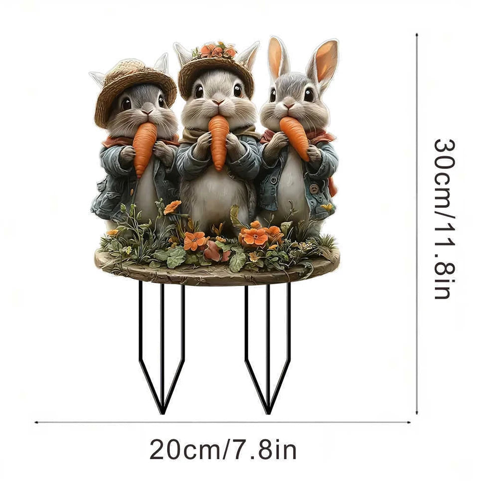 Easter Acrylic Garden Sign