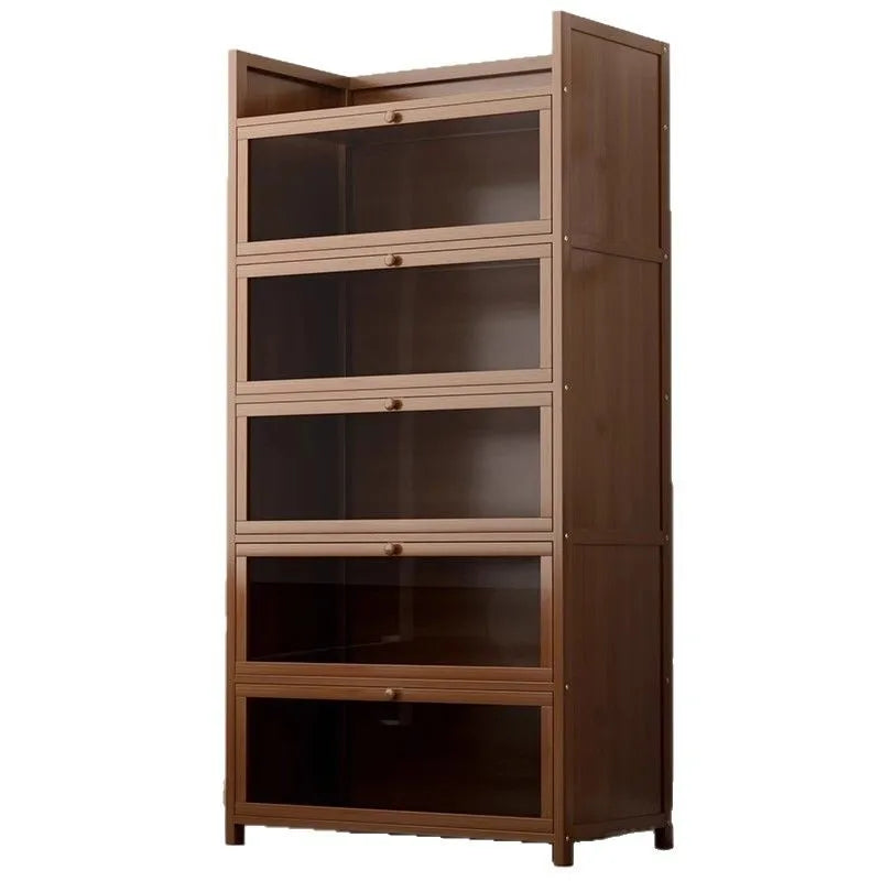 Floor-Standing Bookshelf with Doors