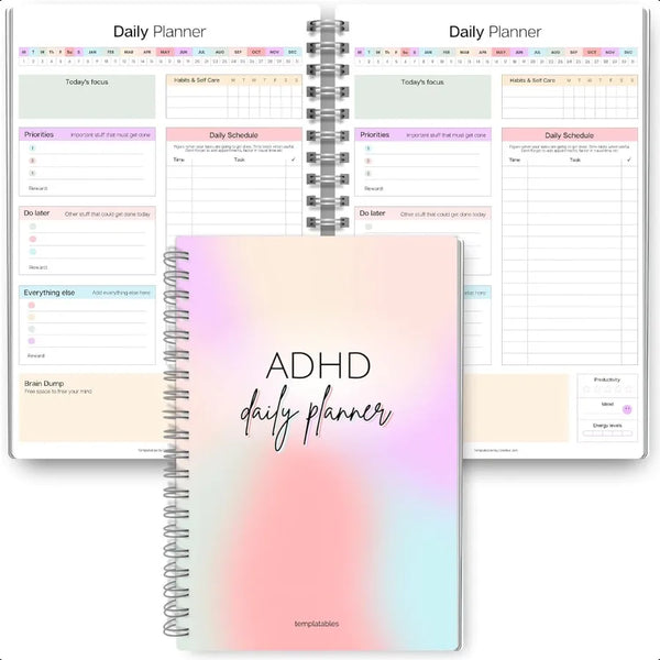 ADHD Daily Planner – Task & Productivity Organizer