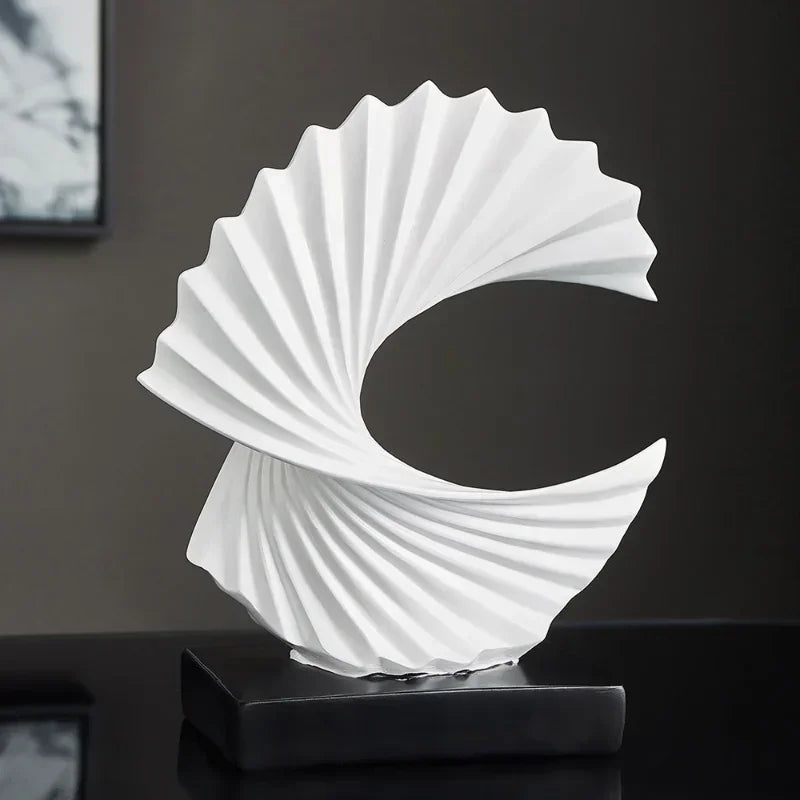 Modern Abstract Resin Sculpture Home Décor