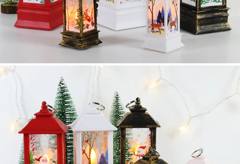 Christmas Snowman LED Candle Lamp