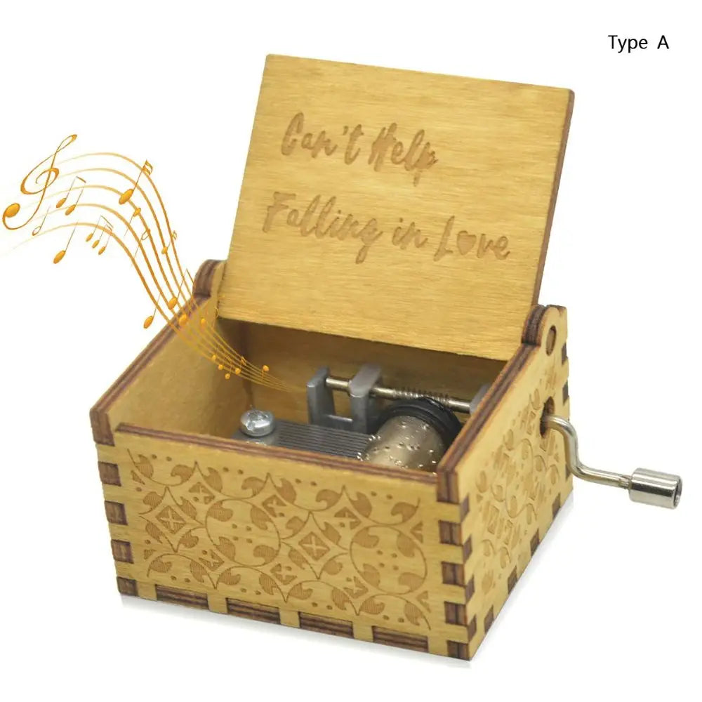 Vintage Wooden Music Box
