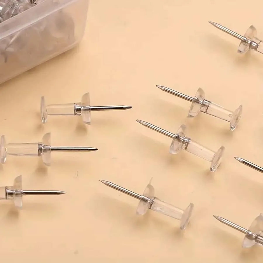 20pcs Clip-Shaped Thumb Tacks